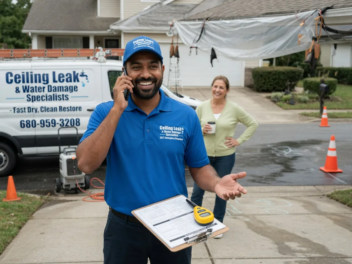 Ceiling Leak Cleanup Baxter Springs, KS FAQs